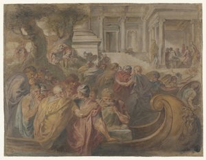 Odysseus ve Yoldaşların Circe'ye Gelişi by Peter Paul Rubens (possibly)