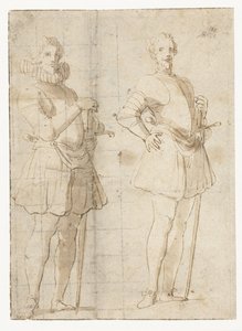Daimi bir memurun iki çalışması by Peter Paul Rubens (possibly)