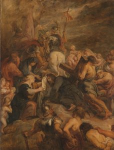 Calvary Yolunda İsa by Peter Paul Rubens (workshop of)