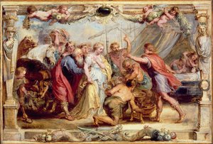 Briseis Aşil'e geri verildi, 16301631 by Peter Paul Rubens