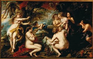 Diana ve Callisto (tuval üzerine resim) by Peter Paul Rubens