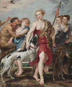 Av için Ayrılan Diana ve Perileri, 1615 dolayları by Peter Paul Rubens
