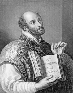 Ignatius Loyola, genç William Holl tarafından oyulmuş, c.1830 by Peter Paul Rubens