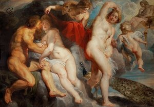 Ixion ve Nephele. 1615 by Peter Paul Rubens