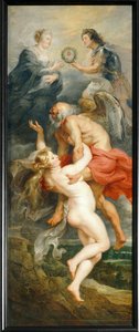 Le Triomphe de la verite, ou La parfaite et sincère union de la reine-mère et de son fils ... by Peter Paul Rubens