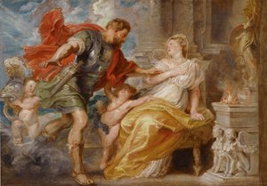 Mars ve Rhea Silvia, c. 1616-1617 by Peter Paul Rubens