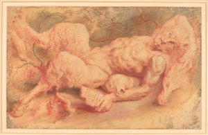 Tava Yatan, muhtemelen c. 1610. by Peter Paul Rubens