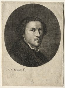 Bir İngiliz Bakanının portresi. by Peter Paul Rubens