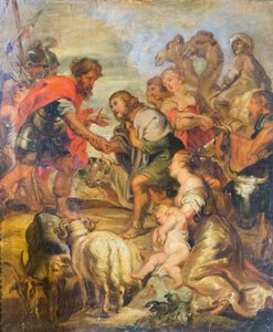 Esav ve Yakup'un barışması by Peter Paul Rubens
