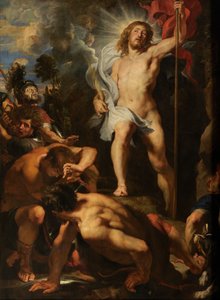 İsa'nın Dirilişi, c.1611-12 (panel üzerine yağlıboya) by Peter Paul Rubens