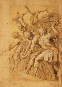 Bir Köprüyü Yok Eden Askerler, by Peter Paul Rubens