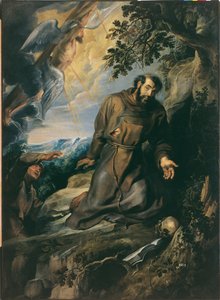 St. Francis Stigmata'yı Alırken by Peter Paul Rubens