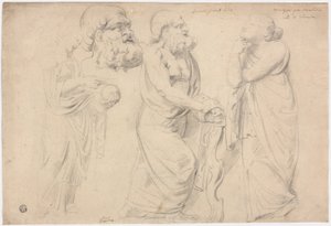 Bir Roma Lahdi Çalışmaları by Peter Paul Rubens