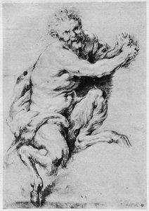 Bir Satyr Çalışması, 1913. by Peter Paul Rubens