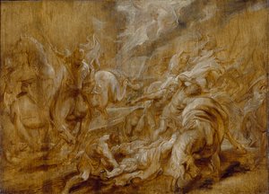 Aziz Paul Dönüşümü, c1616-1620 by Peter Paul Rubens