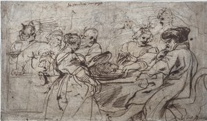 Hirodes Bayramı (recto) by Peter Paul Rubens