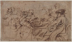 Cyrus Verso Başkanı ile Herod Recto Tomyris Bayramı, c. 1637-1638. by Peter Paul Rubens