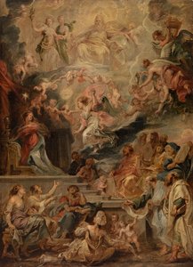 Tüm Kehanetlerin Gerçekleşmesi Olarak Enkarnasyon by Peter Paul Rubens