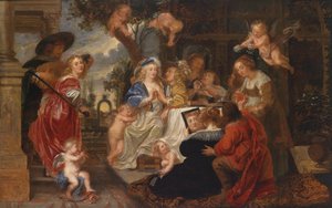 Aşk Bahçesi by Peter Paul, Rubens