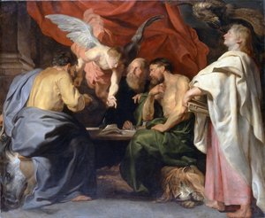 Dört Evangelist by Peter Paul Rubens