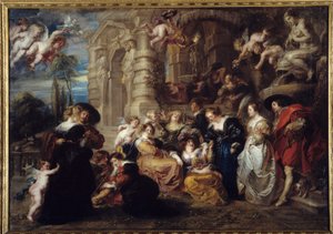 aşk bahçesi by Peter Paul Rubens