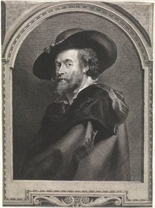 Ressam Peter Paul Rubens (gravür) by Peter Paul Rubens