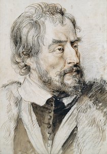 Thomas Howard (1585-1646) 2. Arundel Kontu (kalem, tükenmez kalem ve mürekkep ve kağıt üzerinde yıkama) by Peter Paul Rubens