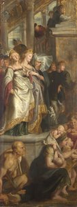 Üç Kadın Tanık. Yüksek Altarpiece için Taslak, St Bavo, Ghent, 1612 by Peter Paul Rubens