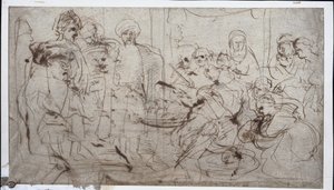 Cyrus Başkanı ile Tomris, c. 1637-1638. by Peter Paul Rubens