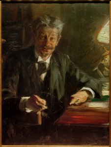 Porträt des Kritikers und Schriftstellers Georg Brandes by Peder Severin Krøyer