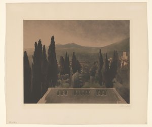 Balkondan görünüm by Peter Vilhelm Ilsted (signed by artist)