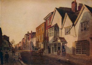 Eton High Street, 19. yüzyıl, 1924 by Peter de Wint