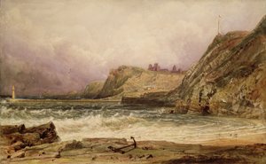 Whitby (kalem ve sulu boya) by Peter de Wint