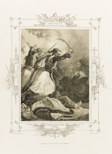 Yunan Kahramanlığı Albümünden Christos Anagnostaras, yaklaşık 1835 by Peter von Hess