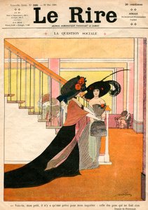 Le Rire veya Kahkaha'nın ön kapağı, 29 Mayıs 1909 by Petitjean