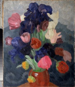 Çiçek Demetleri - Tablo Pyotr (Piotr, Petr) Savvich Utkin (Utkin) (1877-1934), tuval üzerine yağlı boya