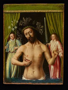 Acıların Adamı Olarak İsa, 1450. by Petrus Christus