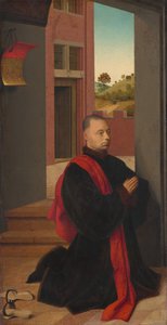 Erkek Bağışçının Portresi, c. 1455. by Petrus Christus