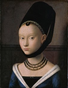 Genç Bir Kadının Portresi by Petrus Christus