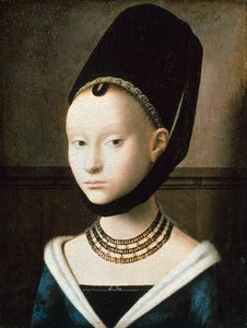 genç kız portresi by Petrus Christus