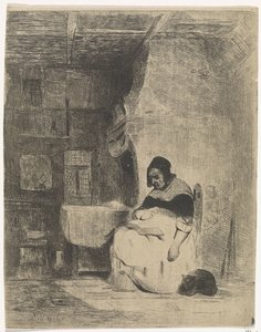 okuyan kadın