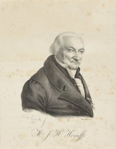 Jacob Hendrik Hoeufft'un Portresi by Petrus van den Eynde
