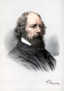 Alfred Tennyson, 1 Baron Tennyson, İngiliz şair, c1890. by Petter and Galpin Cassell