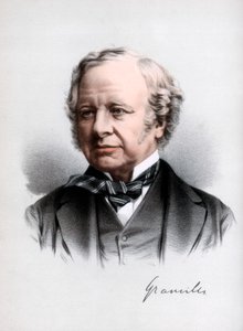 Granville Leveson-Gower, 2. Earl Granville, İngiliz Liberal devlet adamı, c1890. by Petter and Galpin Cassell