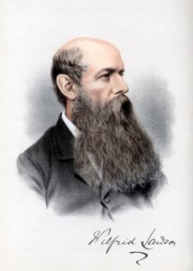 Sir Wilfrid Lawson, İngiliz politikacı ve ölçülülük kampanyacısı, c1890. by Petter and Galpin Cassell