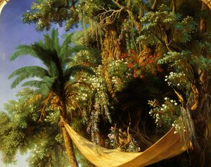 Amerika'da ilk ayin (15. yüzyıl) 1494'te Küba'da Ayin Kolomb'dan Havana'ya 2. yolculuk). Detay. Blanchard Pharamond'un (1805-1873) tablosu