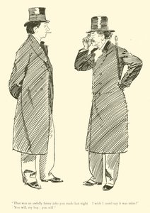1890'lardan Phil May'in karikatürü (lito) by Phil May
