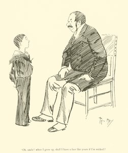 1890'lardan Phil May'in karikatürü (lito) by Phil May