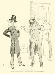 1890'lardan Phil May'in karikatürü (lito) by Phil May