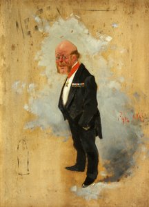 Melton Prior (tahta üzerine yağlıboya) by Phil May